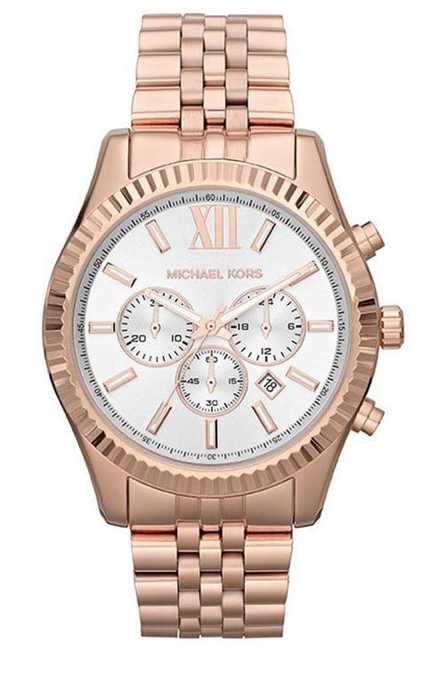 Michael Kors Women's Lexington Stainless Steel Boyfriend 